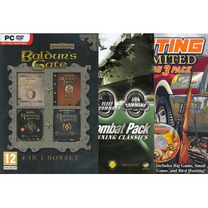 Multibuy+: Baldurs Gate Compilation + Naval Combat Pack + Hunting Unlimited Excursion (PC)